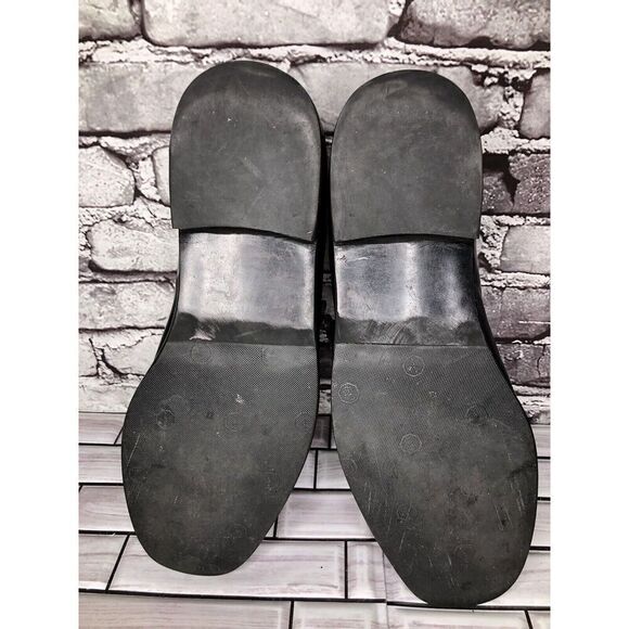 Toto Black Leather Monk Buckle Strap Loafers Dress Shoes Men’s Sz 10.5M US/44EU